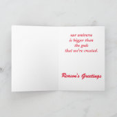 Cartes Pour Fêtes Annuelles Salutations de la raison (Intérieur)