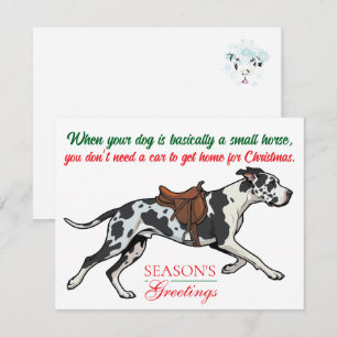 Cartes Pour Fêtes Annuelles Salutations de la saison de Noël pour les Danois g