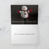 Cartes Pour Fêtes Annuelles Salutations de Noël (Intérieur)