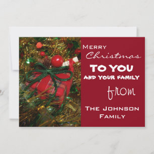 Cartes Pour Fêtes Annuelles Salutations de Noël