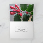 Cartes Pour Fêtes Annuelles Salutations de Noël (Intérieur)