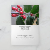 Cartes Pour Fêtes Annuelles Salutations de Noël (Intérieur)