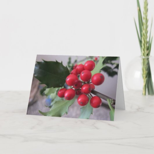 Cartes Pour Fêtes Annuelles Salutations de Noël (Devant)