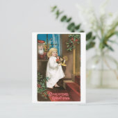 Cartes Pour Fêtes Annuelles Salutations de Noël (Debout devant)