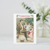 Cartes Pour Fêtes Annuelles Salutations de Noël (Debout devant)