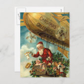 Cartes Pour Fêtes Annuelles Salutations de Noël (Devant / Derrière)