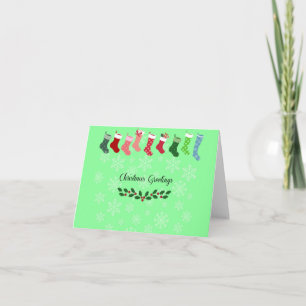 Cartes Pour Fêtes Annuelles Salutations de Noël avec Snowflakes et Stockage