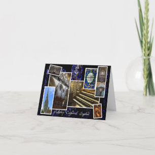 Cartes Pour Fêtes Annuelles Salutations de Noël de cathédrale de Salisbury