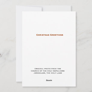 Cartes Pour Fêtes Annuelles Salutations de Noël de Jérusalem