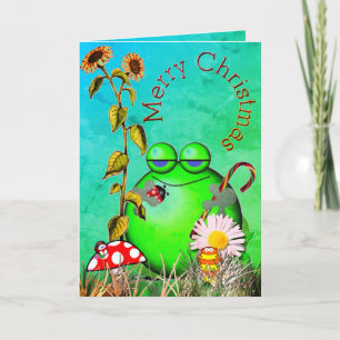 Cartes Pour Fêtes Annuelles Salutations de Noël de peu ceux