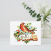 Cartes Pour Fêtes Annuelles Salutations de Noël joyeuses (Debout devant)