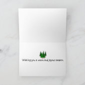 Cartes Pour Fêtes Annuelles Salutations de Noël Penguin (Intérieur)