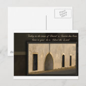Cartes Pour Fêtes Annuelles Salutations de Noël simples (Devant / Derrière)