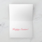 Cartes Pour Fêtes Annuelles Salutations de Pâques Chicks Beige (Intérieur)