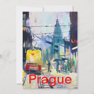 Cartes Pour Fêtes Annuelles Salutations de Prague