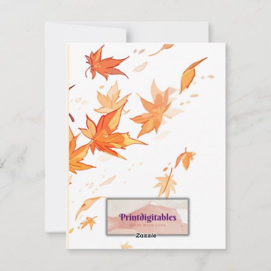 Cartes Pour Fêtes Annuelles Salutations de remerciement pour votre famille bie (Dos)