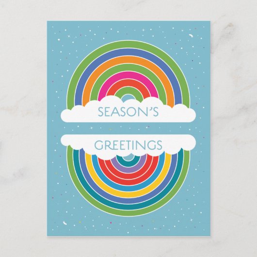 Cartes Pour Fêtes Annuelles Salutations de saison (Devant)