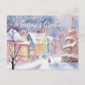Cartes Pour Fêtes Annuelles Salutations de saison Wonderland hiver (Devant)