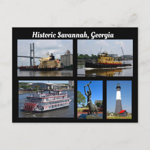 Cartes Pour Fêtes Annuelles Salutations De Savannah Georgia