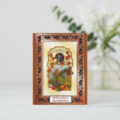 Cartes Pour Fêtes Annuelles Salutations de Thanksgiving (Debout devant)