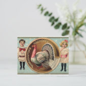 Cartes Pour Fêtes Annuelles Salutations de Thanksgiving (Debout devant)