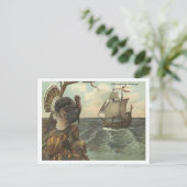 Cartes Pour Fêtes Annuelles Salutations de Thanksgiving (Debout devant)