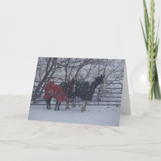 Cartes Pour Fêtes Annuelles Salutations de vacances (Devant)