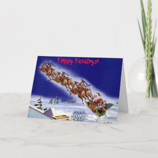 Cartes Pour Fêtes Annuelles Salutations de vacances