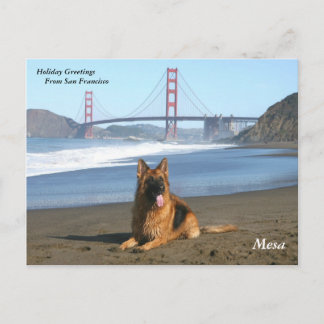 Cartes Pour Fêtes Annuelles Salutations de vacances à San Francisco