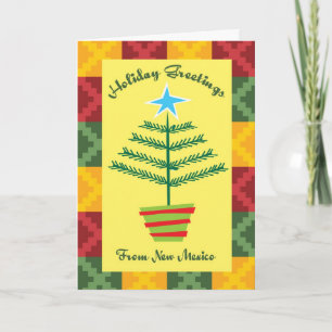 Cartes Pour Fêtes Annuelles Salutations de vacances du Nouveau-Mexique