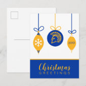 Cartes Pour Fêtes Annuelles Salutations de vacances SJSU (Devant / Derrière)