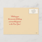 Cartes Pour Fêtes Annuelles Salutations de vacances Snowman (Dos)