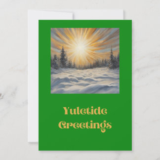Cartes Pour Fêtes Annuelles Salutations de Yuletide