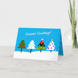 Cartes Pour Fêtes Annuelles Salutations des saisons