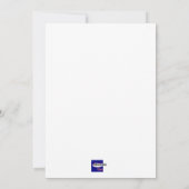 Cartes Pour Fêtes Annuelles Salutations du Nouvel An (Dos)