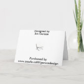 Cartes Pour Fêtes Annuelles Salutations du siège (Dos)