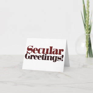 Cartes Pour Fêtes Annuelles Salutations laïques