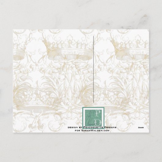 Cartes Pour Fêtes Annuelles Salutations majestueuses de Noël (Dos)