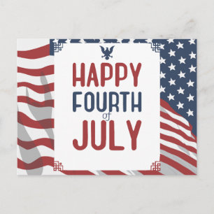 Cartes Pour Fêtes Annuelles Salutations patriotiques étoilées