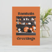 Cartes Pour Fêtes Annuelles Salutations Samhain (Debout devant)