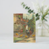 Cartes Pour Fêtes Annuelles Salutations vintages de Pâques (Debout devant)