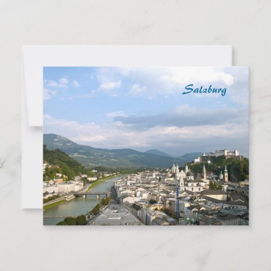 Cartes Pour Fêtes Annuelles Salzbourg (Devant)