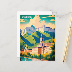 Cartes Pour Fêtes Annuelles Salzbourg Autriche Voyage
