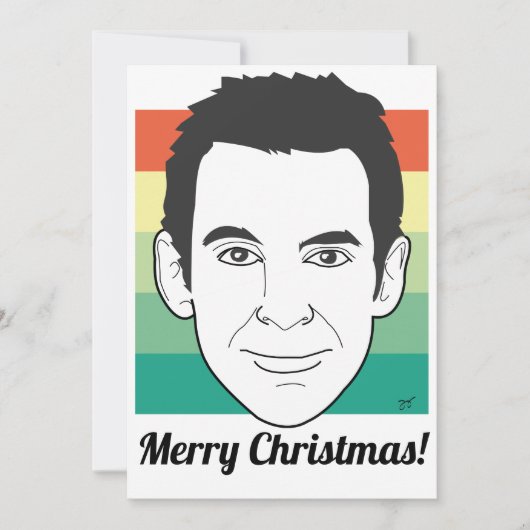 Cartes Pour Fêtes Annuelles Sam Harris Joyeux Noël (Devant)