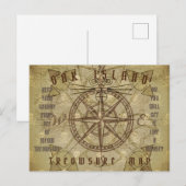 CARTES POUR FÊTES ANNUELLES SAMMY DABADDABUCCOS OAK ISLAND (Devant / Derrière)