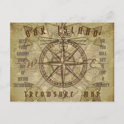 CARTES POUR FÊTES ANNUELLES SAMMY DABADDABUCCOS OAK ISLAND (Devant)