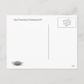 CARTES POUR FÊTES ANNUELLES SAN FRANCISCO NOËL #1 (Dos)