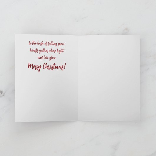 Cartes Pour Fêtes Annuelles Sanctuaire en Snowfall (Intérieur)