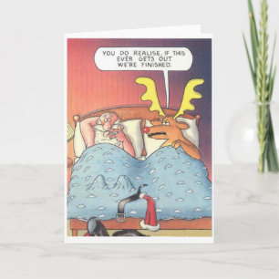 Cartes Pour Fêtes Annuelles Santa Affair