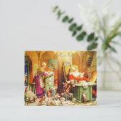 Cartes Pour Fêtes Annuelles Santa And Mrs. Claus at the North Pole (Debout devant)